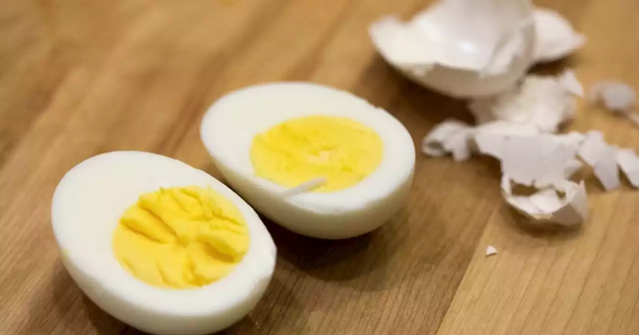 Hard-boiled eggs