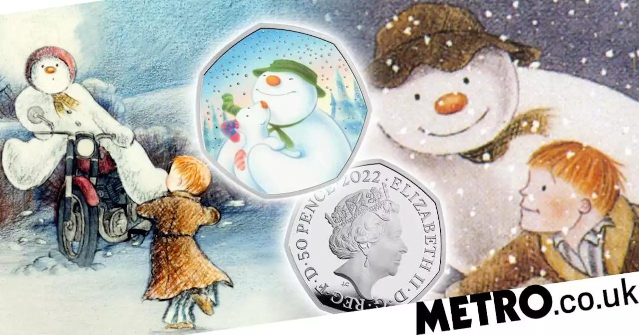 Royal Mint releases new 50p coins featuring the Snowman and Snowdog