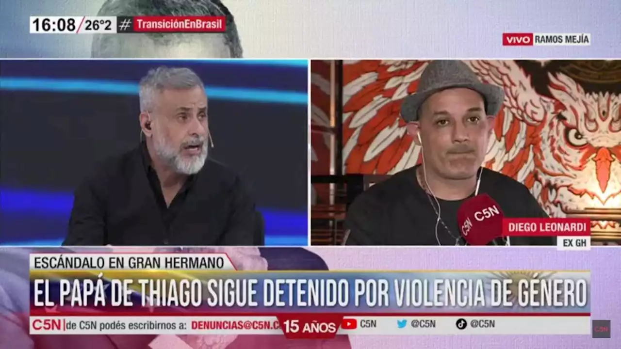 Diego Leonardi sobre Gran Hermano: 'Adentro de la casa no se vive como un juego'