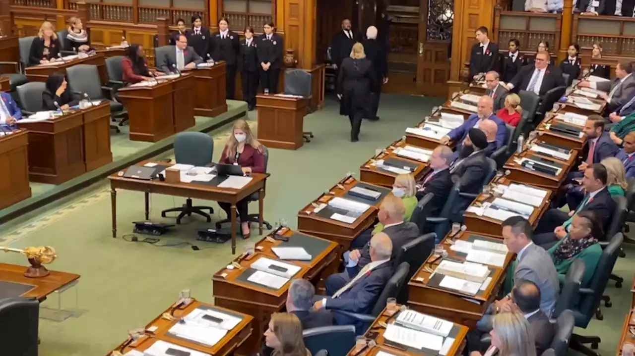 Ontario NDP ejected from legislature after outbursts over back-to-work bill