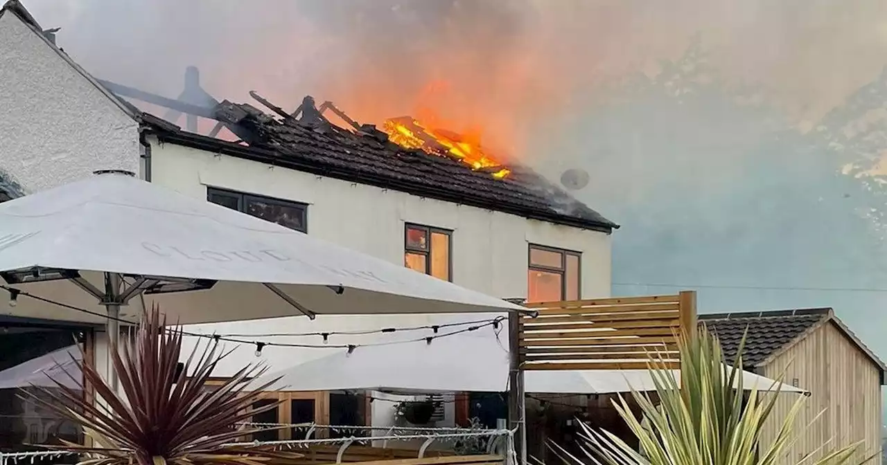 Plans in for rebuild of fire-hit popular village pub