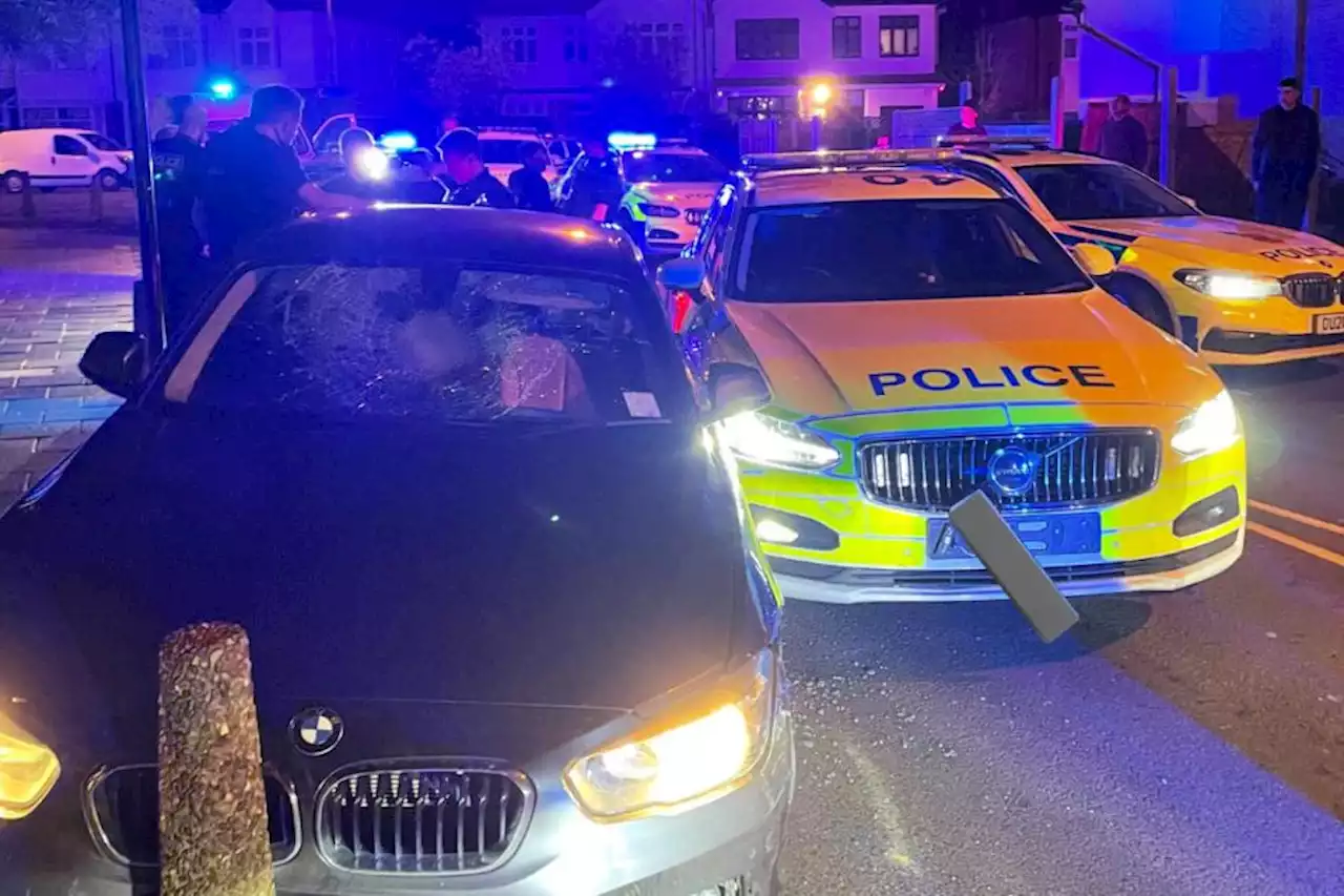 Police chase BMW through Herts before teens arrested