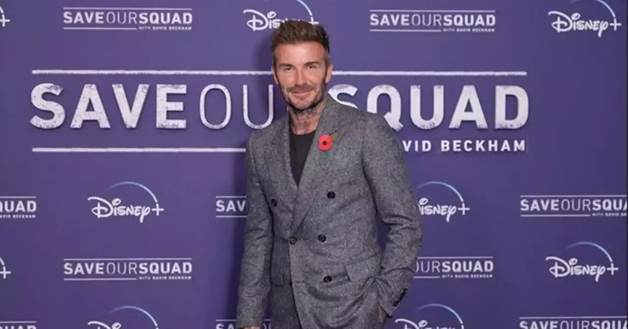 David Beckham supported by wife Victoria and almost all of his kids at TV launch