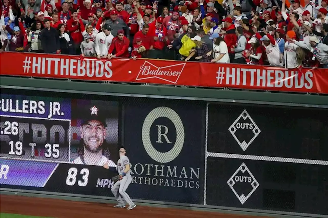 A 10-year-old Phillies fan gets national attention trying to catch Brandon Marsh’s home run