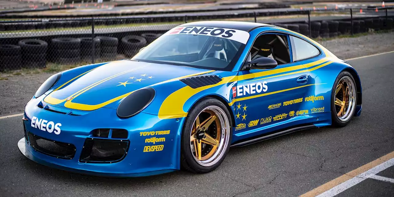 This Wild STI-Swapped Porsche 911 GT3 Is What SEMA Is All About