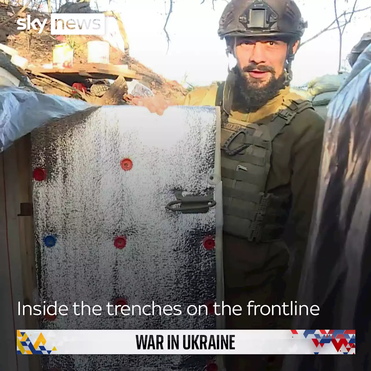 Inside Ukraine's trenches: 'It's like the First World War - very compact, claustrophobic'