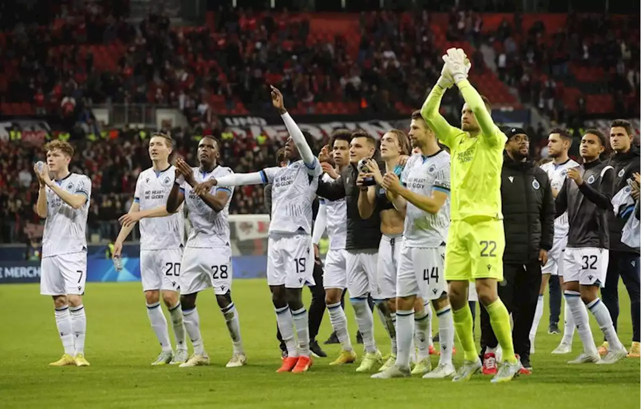 Soccer-Draw sees Brugge finish second and Leverkusen third in Group B