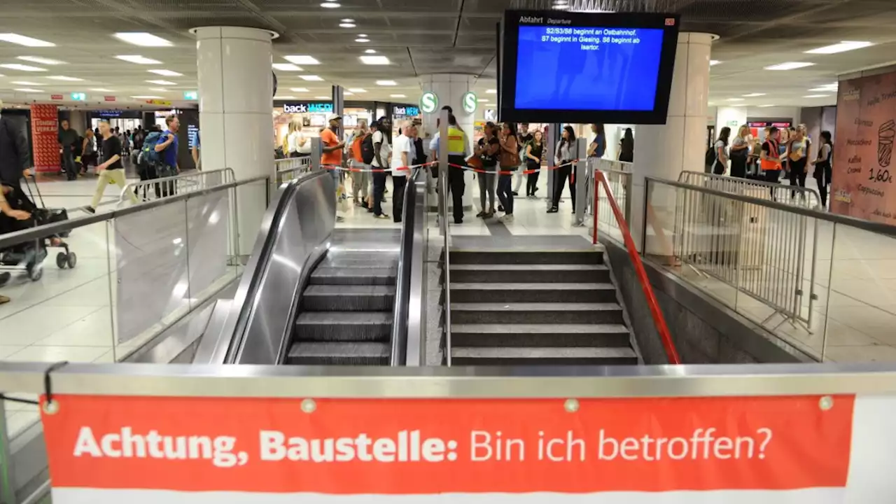 Stammstrecke München: Bauarbeiten behindern S-Bahn-Verkehr