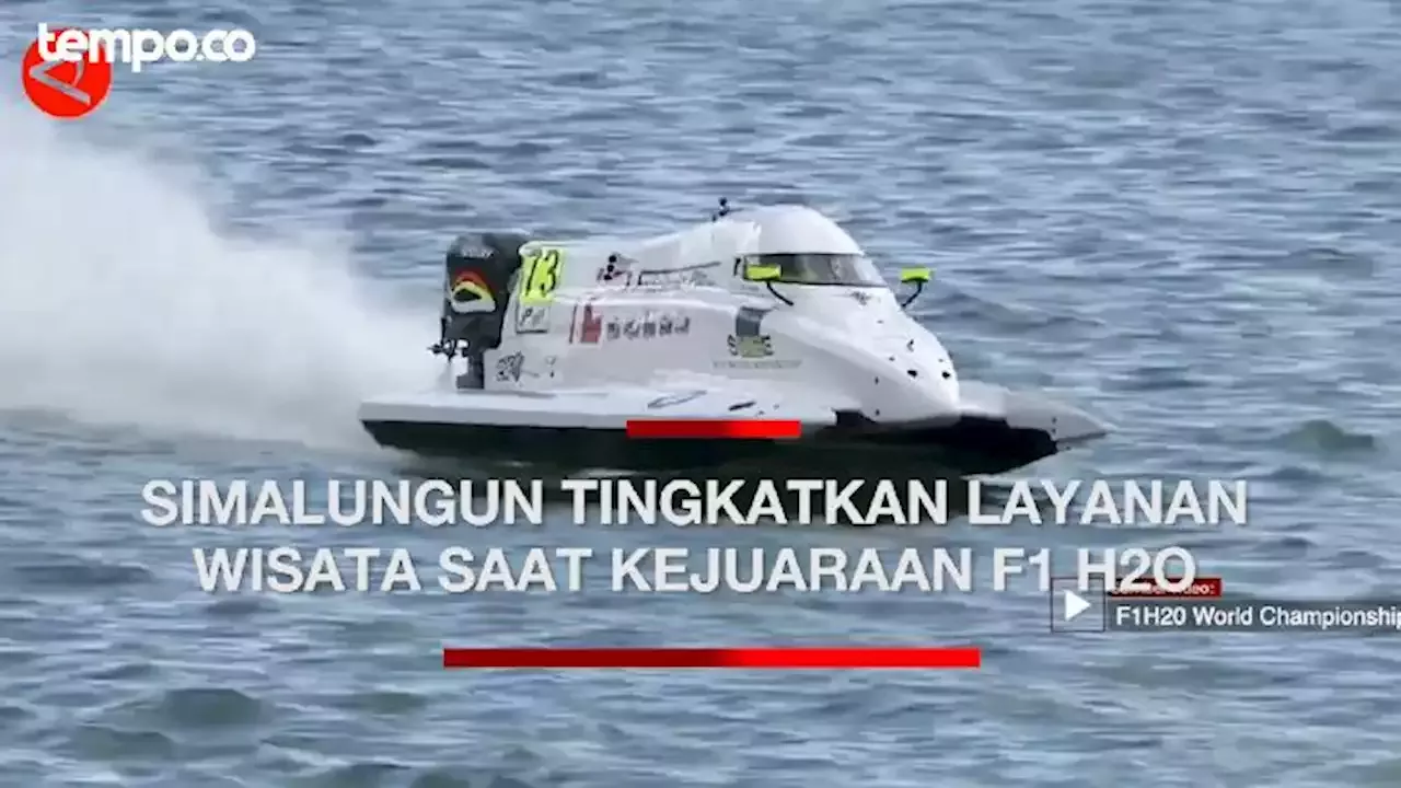 Menjadi Tuan Rumah F1 H2O Di Danau Toba, Pemkab Simalungun Tingkatkan ...