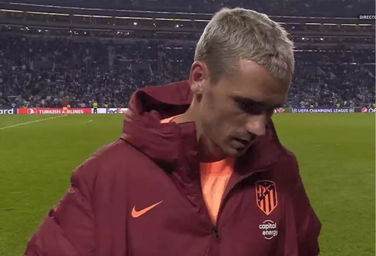 ¡Sin filtro! La durísima autocrítica de Griezmann tras el fracaso de Atlético de Madrid en la Champions League - TyC Sports