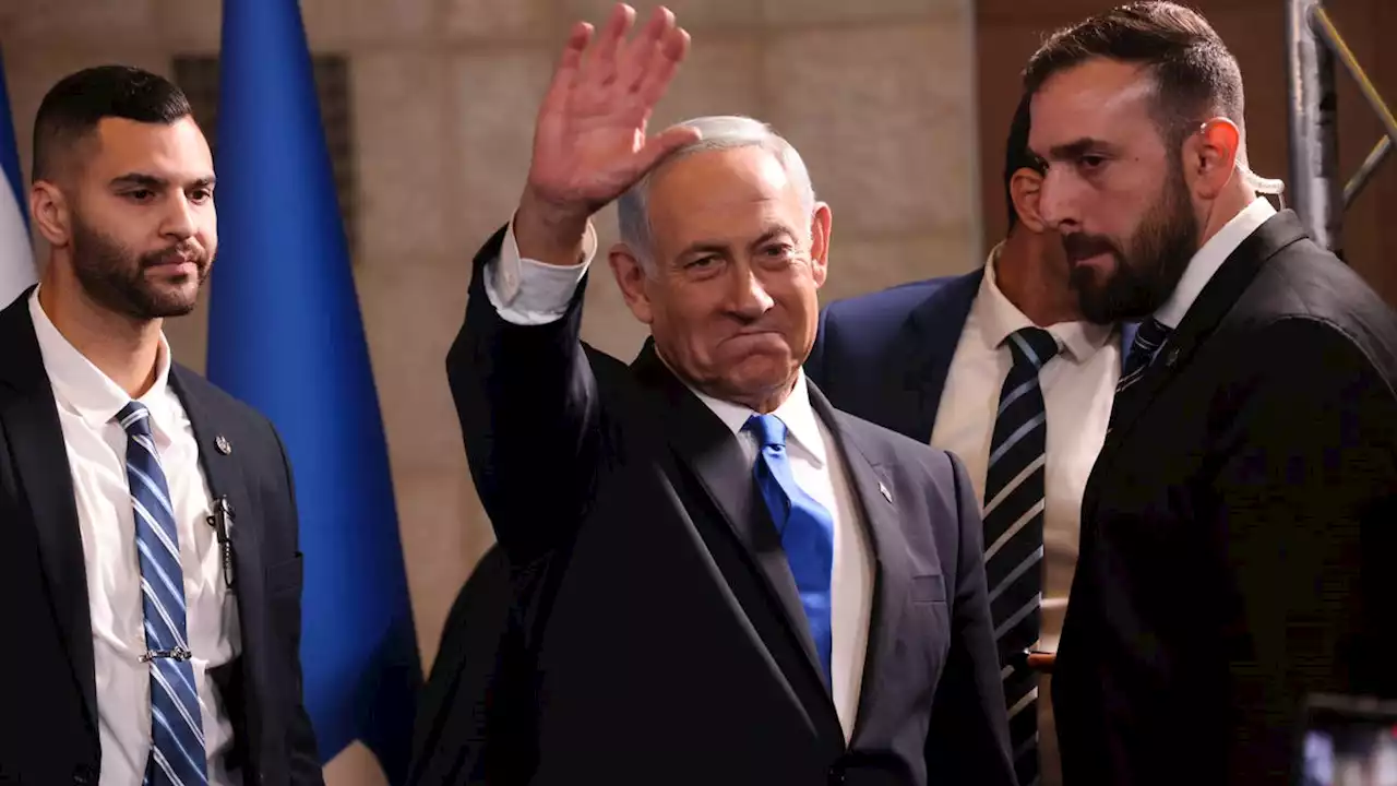 Ex-Prime Minister Benjamin Netanyahu holds lead in Israeli election, exit polls say