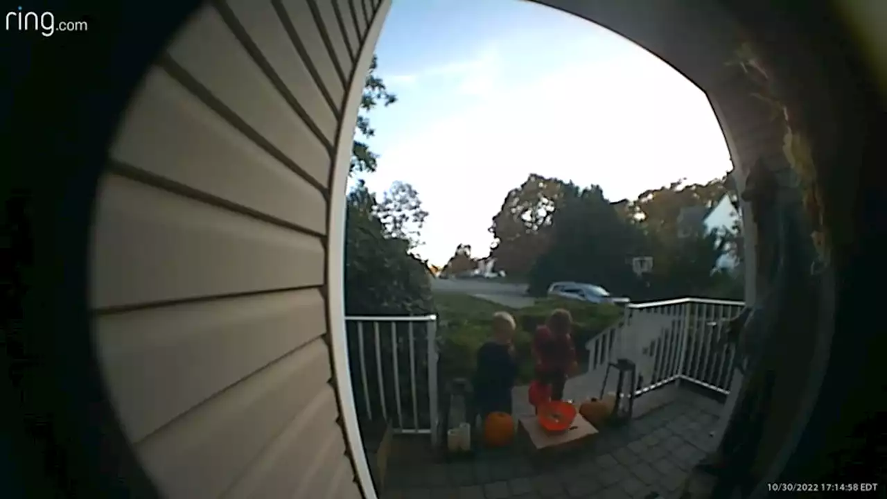 Video reveals boy dressed as Spider-Man donating candy to empty bowl on Halloween