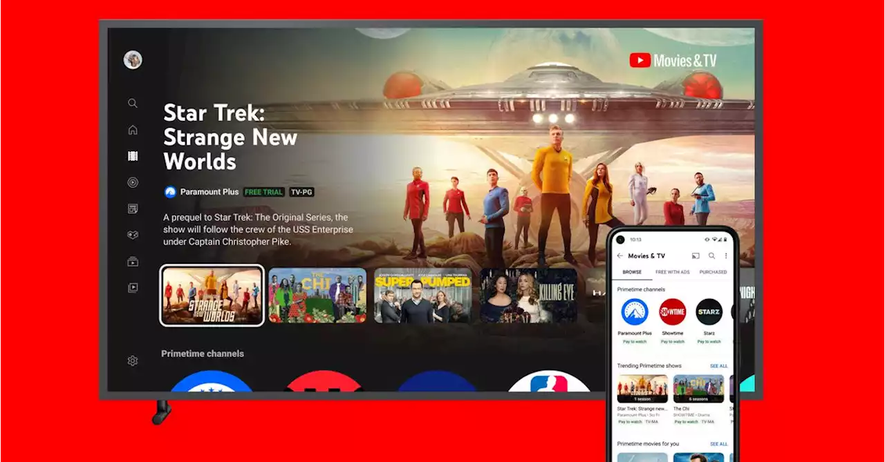 YouTube’s Primetime Channels bring streaming movies and TV into the YouTube app