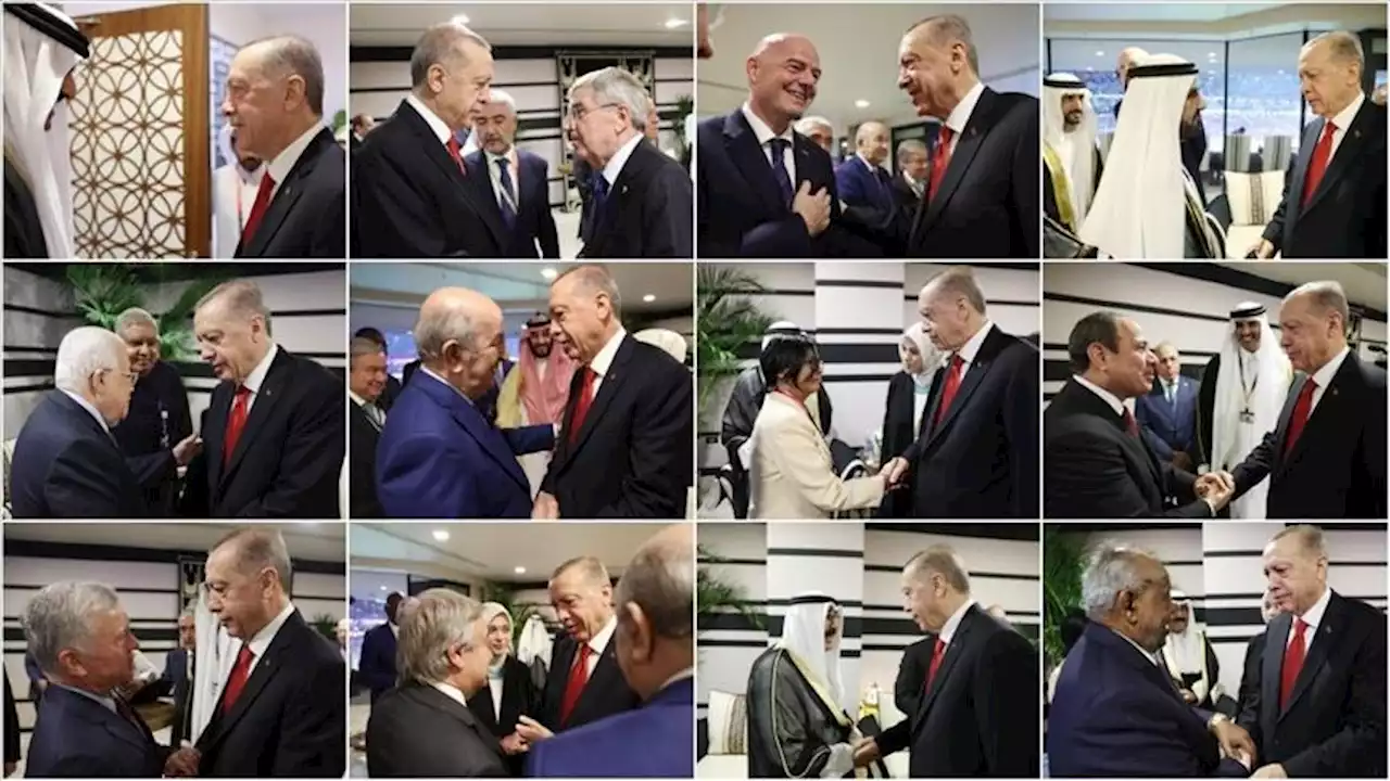 دیدار اردوغان با رهبران حاضر در جام جهانی فوتبال 2022