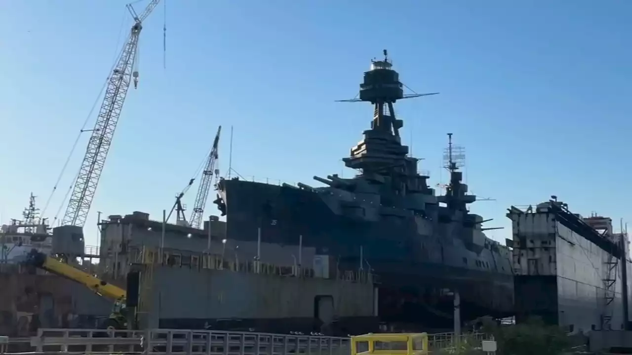 Battleship Texas Foundation offering limited dry dock tours in Galveston through December