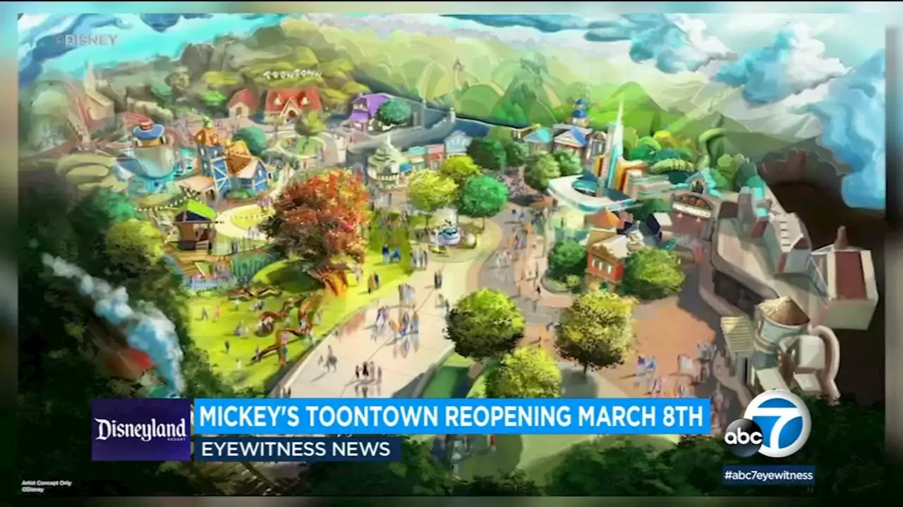 Mickey's Toontown at Disneyland officially reopening in March