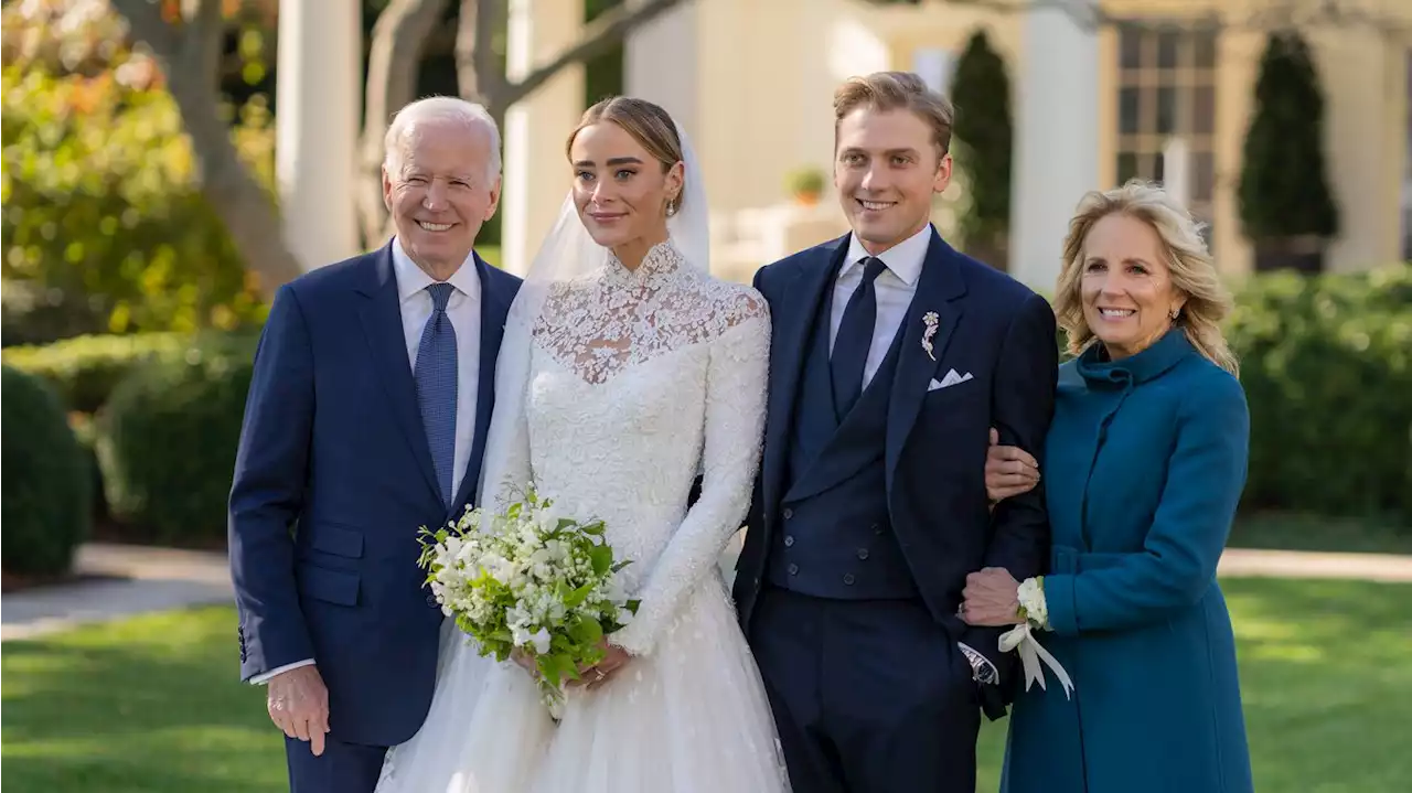 'Filled with pride,' Bidens say of granddaughter's White House wedding