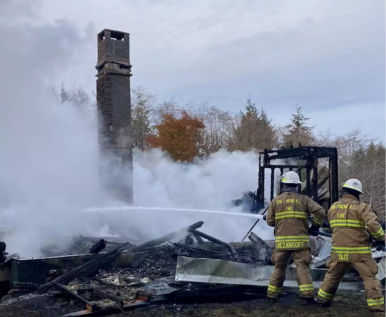 House in Hyde Creek completely destroyed after flames 'consumed the entire structure': fire chief