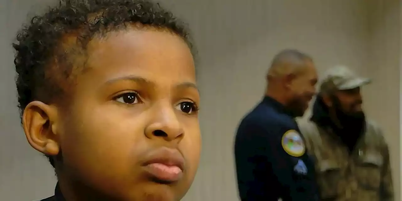 Boy battling terminal brain cancer sworn in as honorary officer: ‘So many emotions’