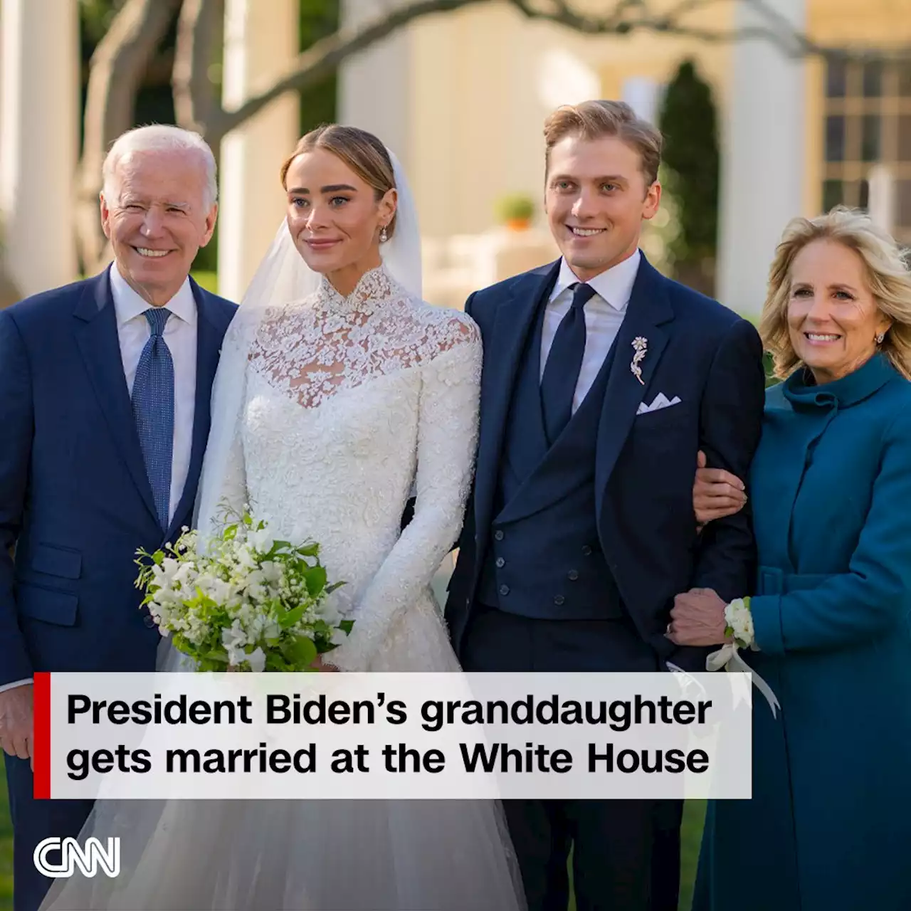 Biden granddaughter gets married, offering youthful spin for president turning 80 | CNN Politics