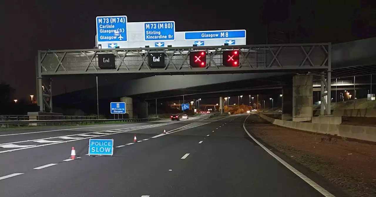 M8 junction shut down by police as officers deal with ongoing incident