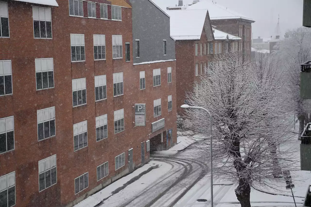 Snön vräker ner över Bohuslän – då kommer den till Göteborg