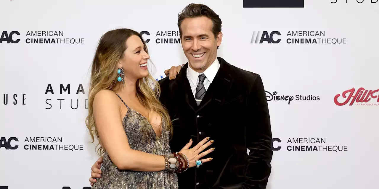 Blake Lively Gave Rare Look at Her Red Carpet Maternity Style in a Gorgeous Metallic Gown