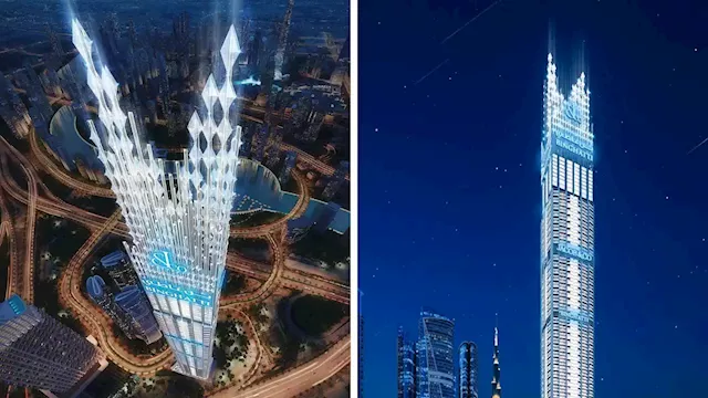 The world’s tallest residential tower in Dubai will have a crown of diamonds