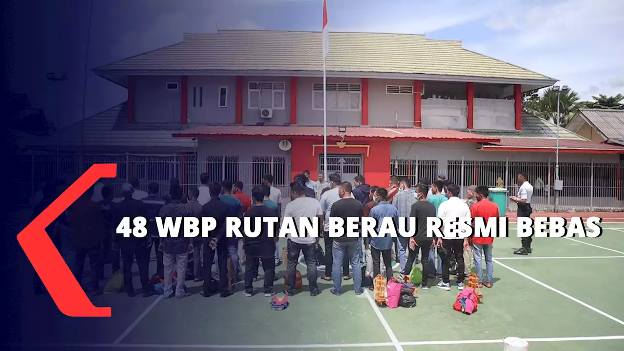 48 WBP Rutan Berau Sujud Syukur Telah Bebas