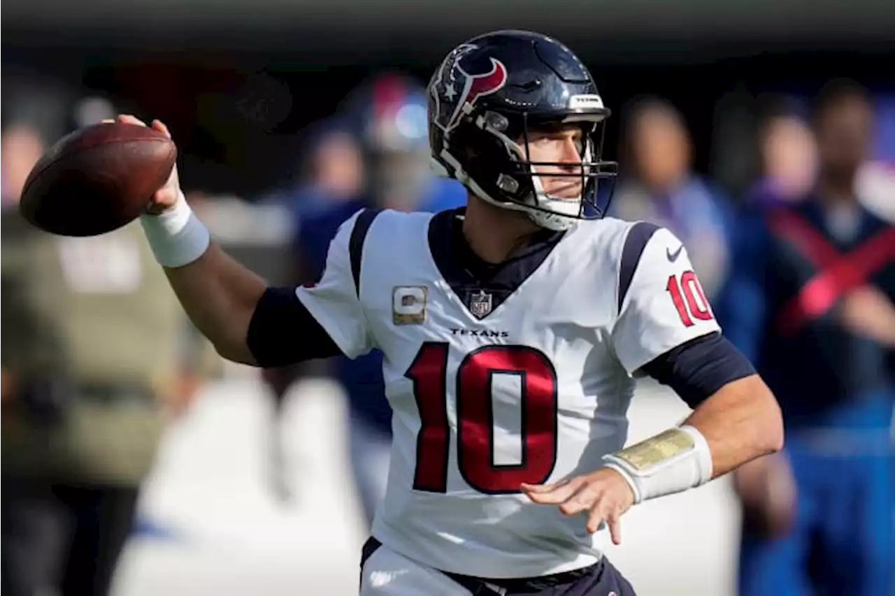 Pick-six: Texans QB Davis Mills interception returned for touchdown by Commanders