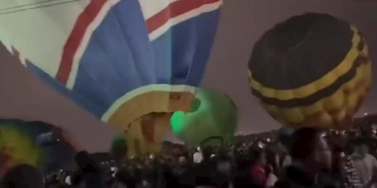 (VIDEO) Viento arrastra globos aerostáticos en festival de León; hay 12 lesionados