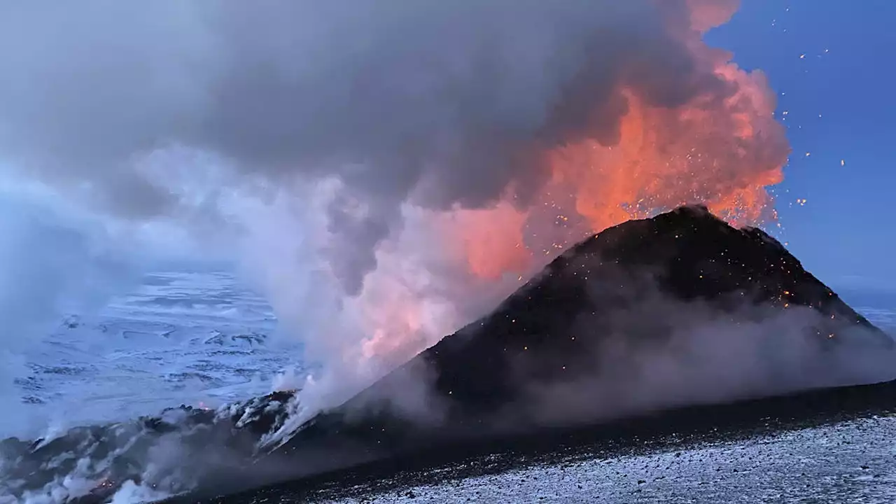 Two volcanoes in Russia’s far east rumble into action