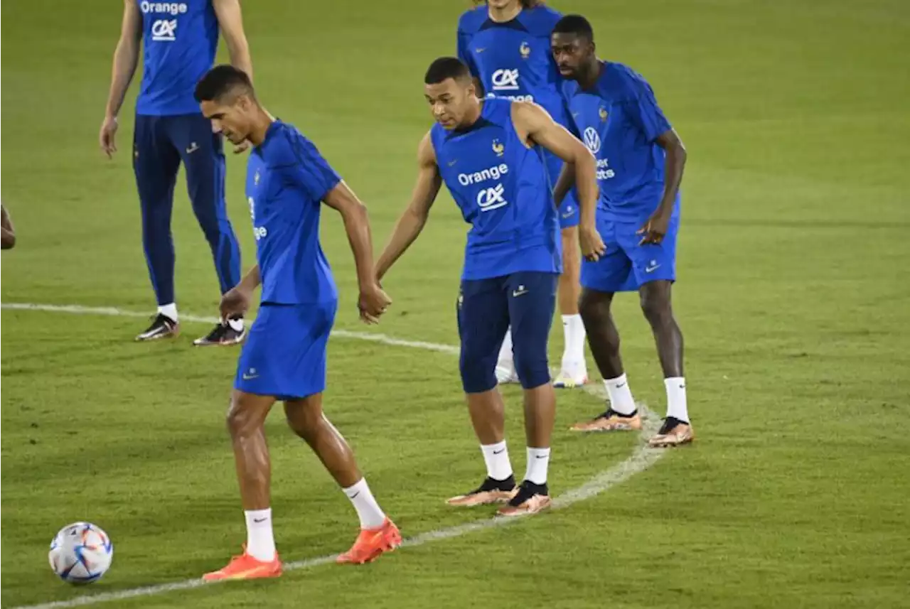 Raphaël Varane a participé normalement à l'entraînement des Bleus