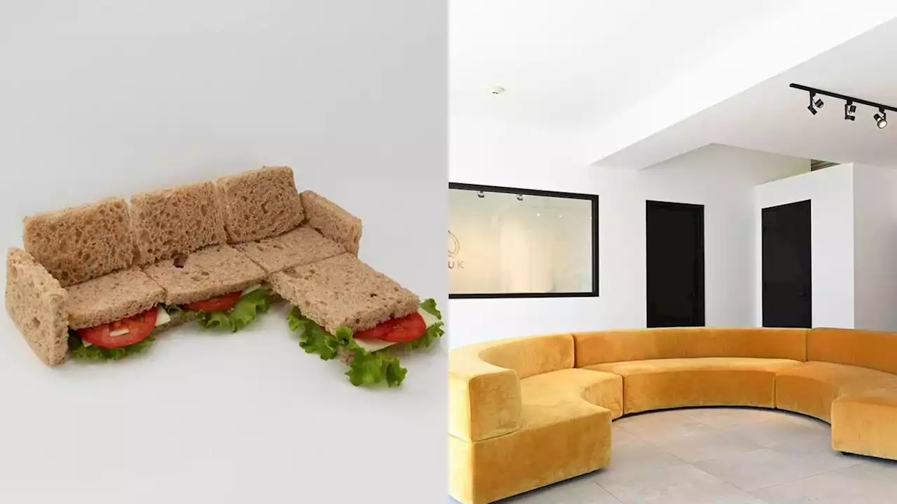 6 Potret Sofa Ini Bentuk dan Warnanya Mirip Makanan, Bikin Sayang Jika Diduduki