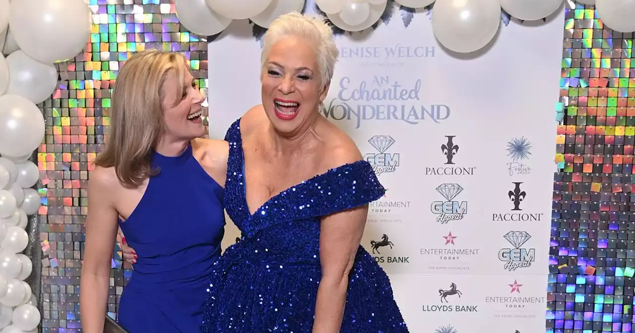 Loose Women star Denise Welch like a 'Disney Princess' at her glitzy ball