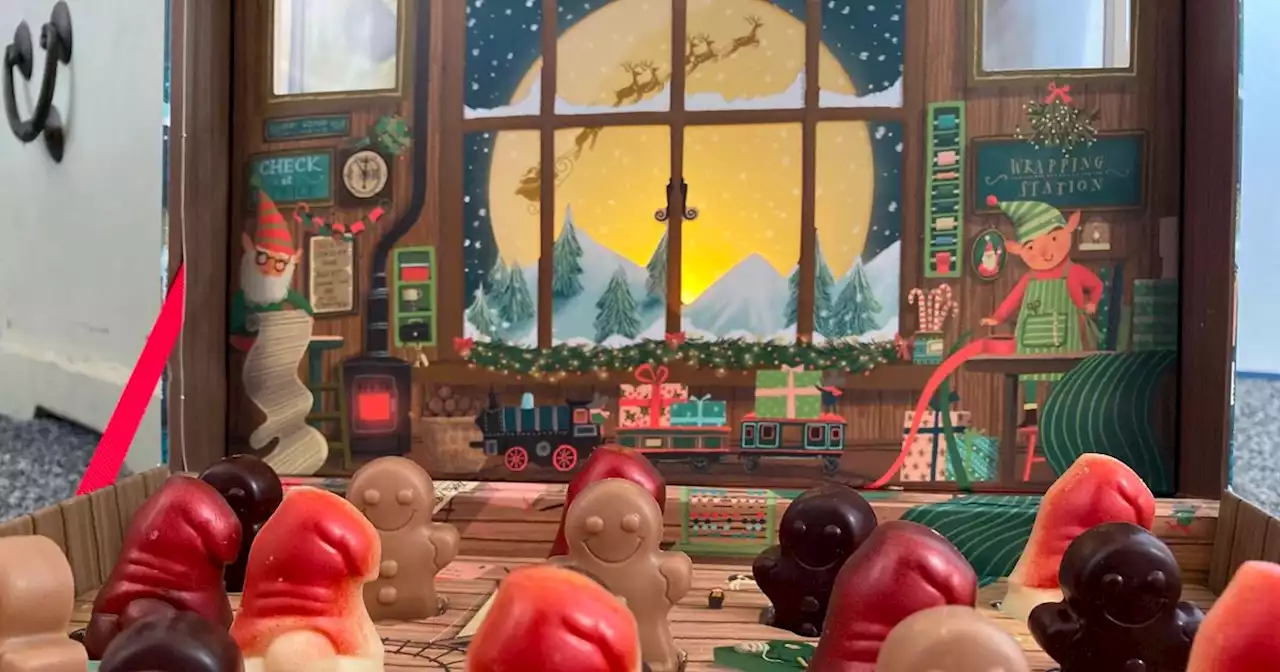 Shoppers 'obsessed' with M&S chocolate Santa's workshop set that lights up