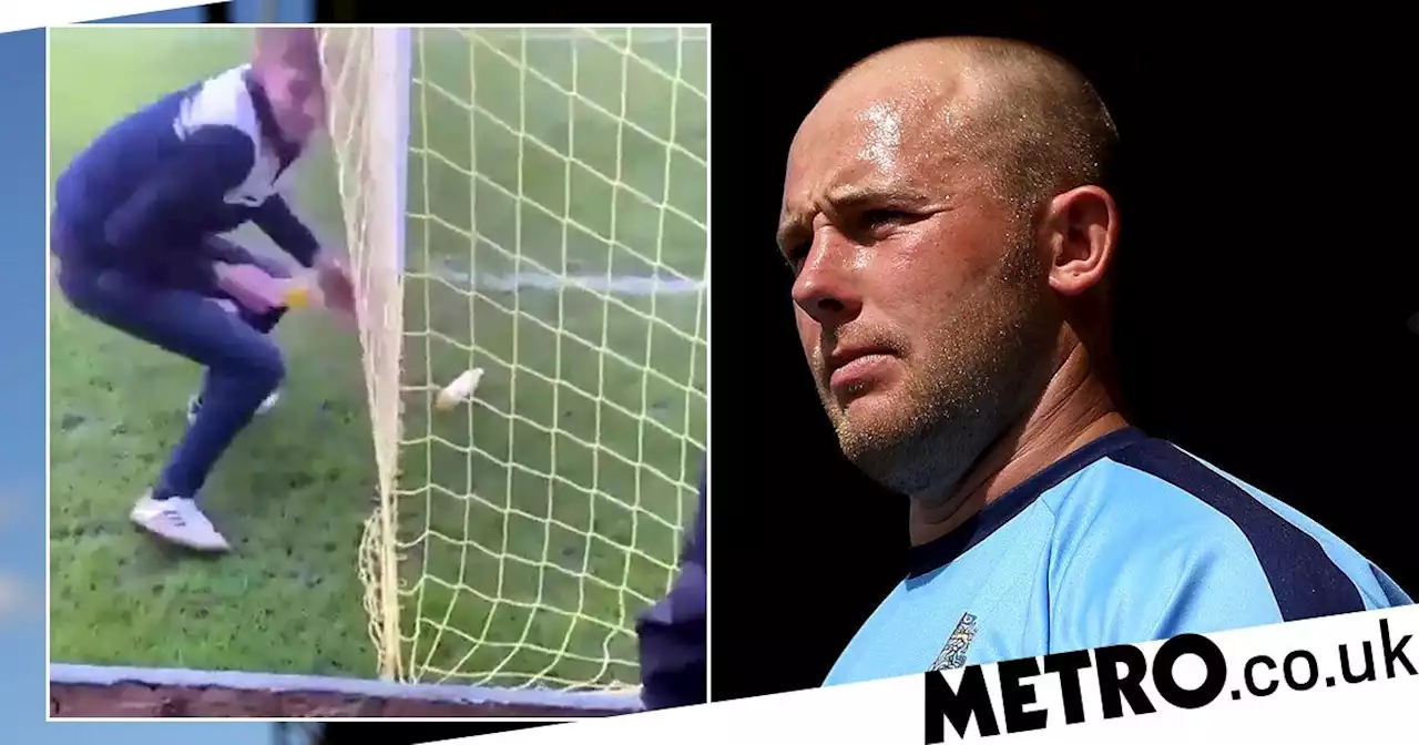 Goalkeeper drinks urine after 'fan swaps water bottle when he’s not looking'