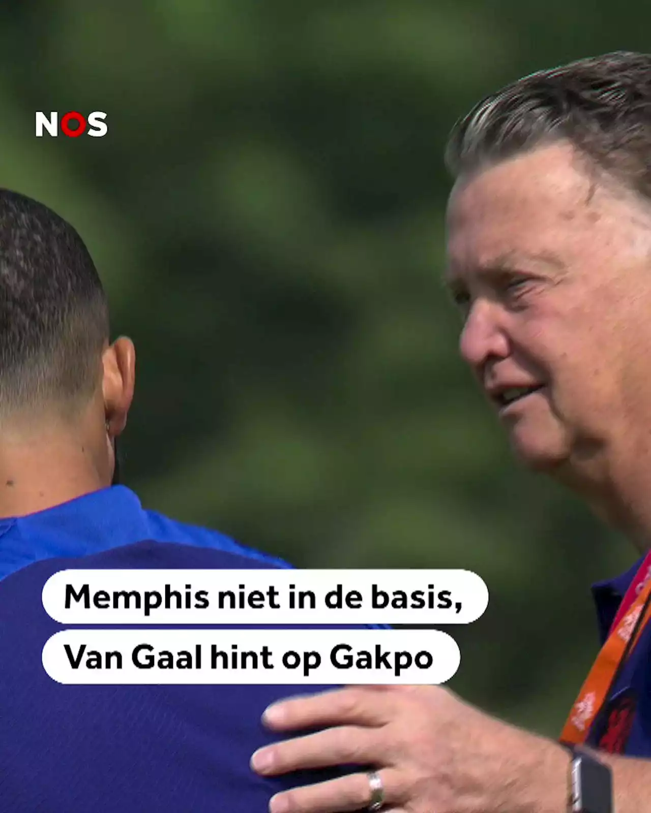 Van Gaal laat niets los over basisplek voor Noppert, maar hint op Gakpo 'op 10'