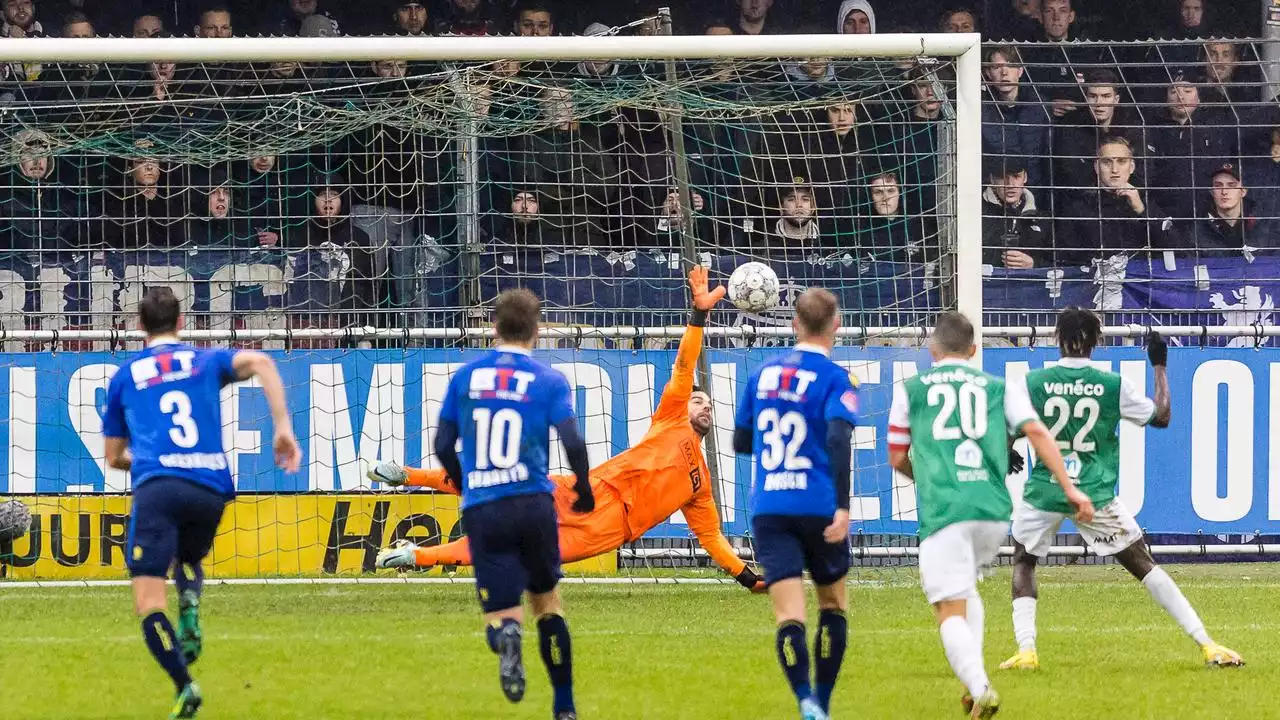 Willem II verspeelt bij FC Dordrecht voor derde keer op rij punten