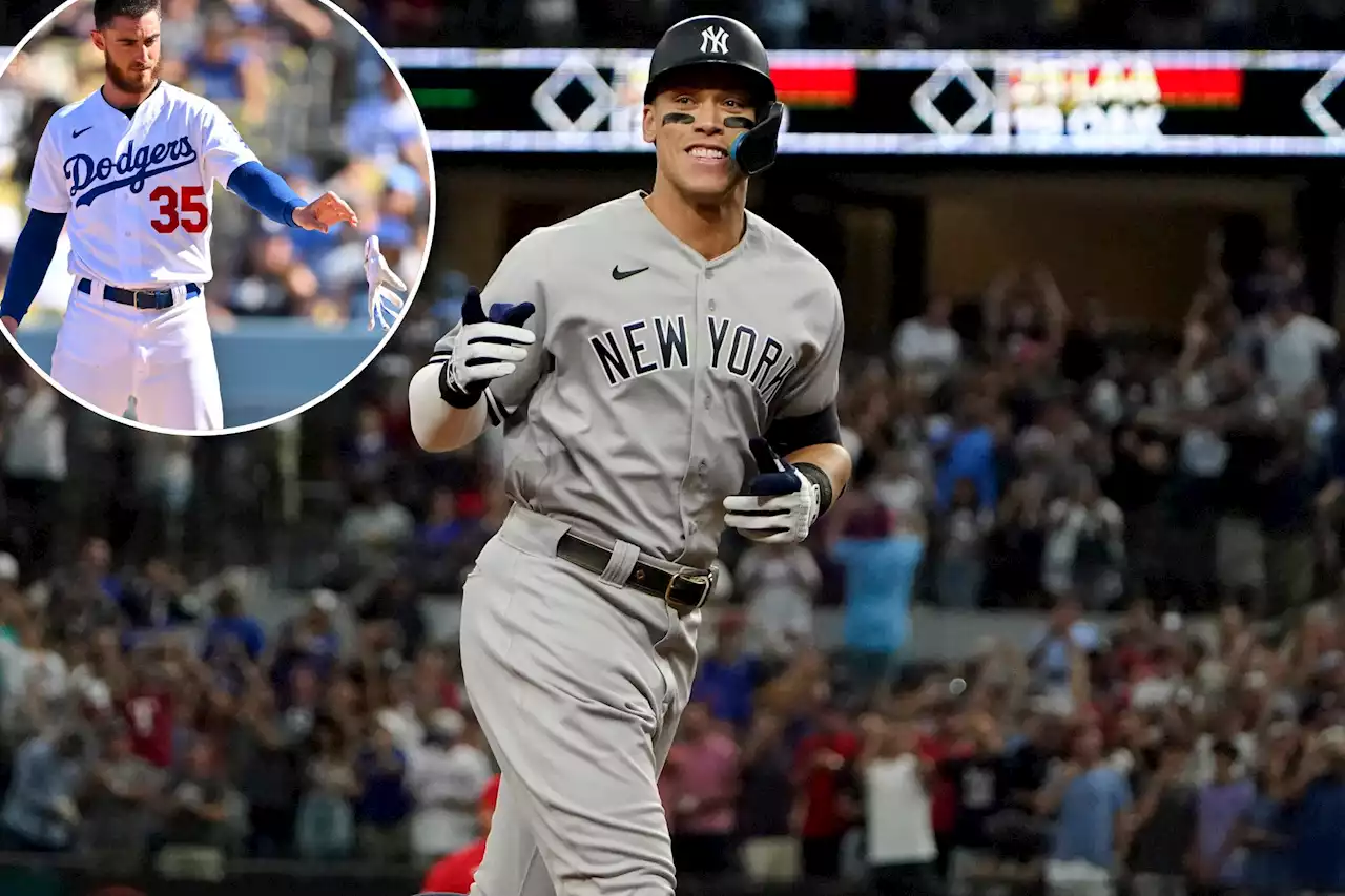 Dodgers plotting Aaron Judge run after splitting with Cody Bellinger