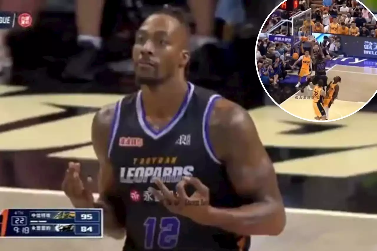 Dwight Howard has unreal Taiwanese basketball league debut