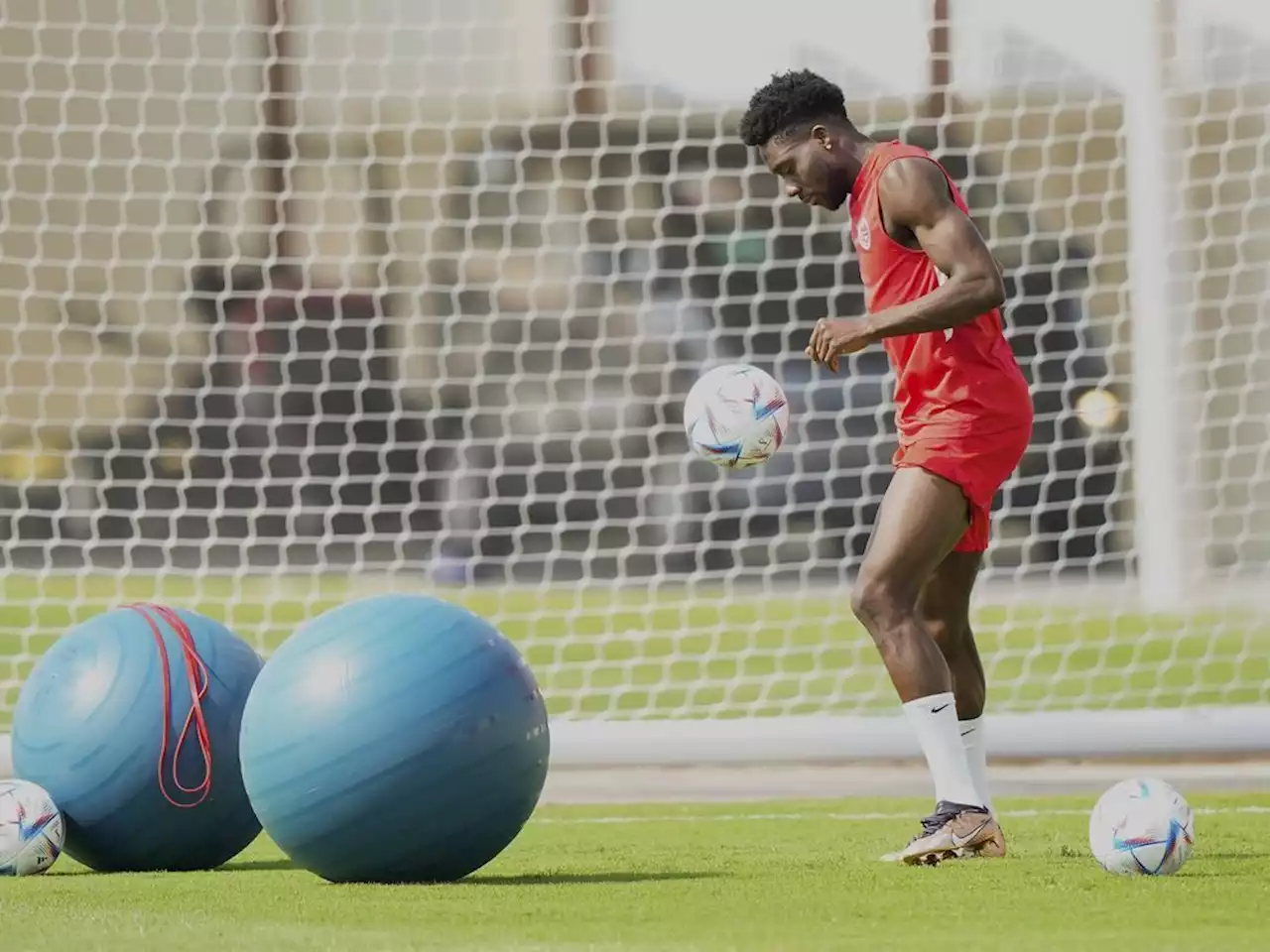 Alphonso Davies says injury recovery is going well and he's good to go at World Cup