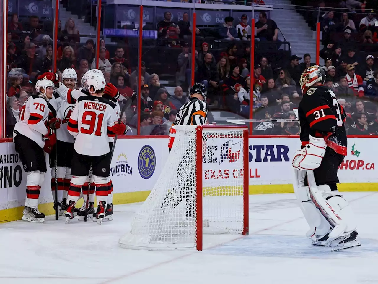 Slumping Senators dominated as Devils extend win streak to a dozen games