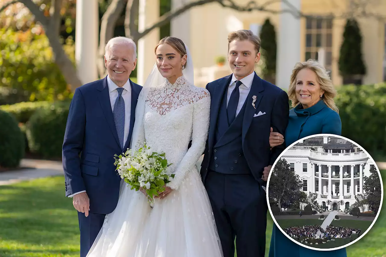 Joe Biden’s granddaughter Naomi marries Peter Neal at White House ceremony