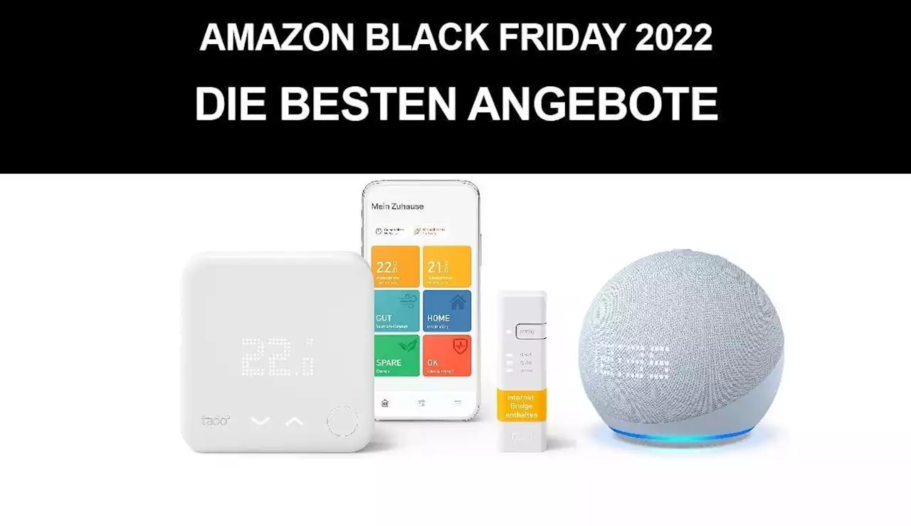 Amazon Black Friday: Energiekosten sparen mit smarten Thermostaten, Alexa & Co.