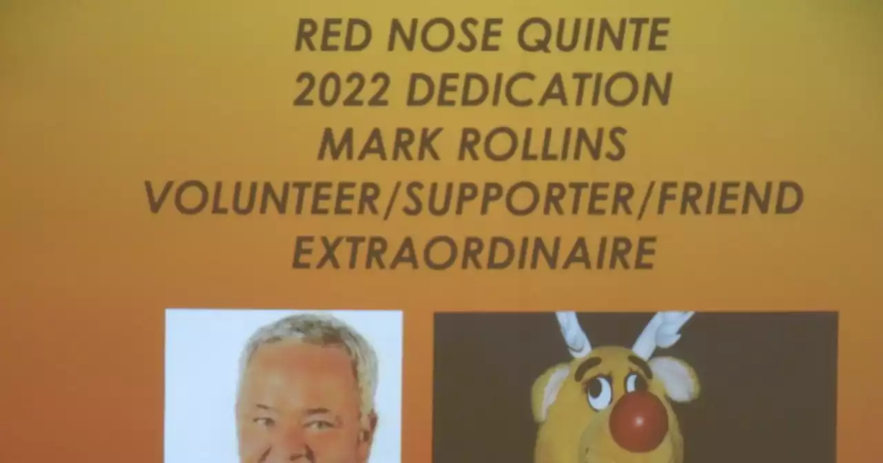 Red Nose Quinte honours amazing supporter and volunteer