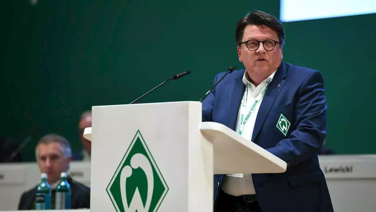 Mitgliederversammlung in Bremen: Werder-Präsident Hess-Grunewald wiedergewählt