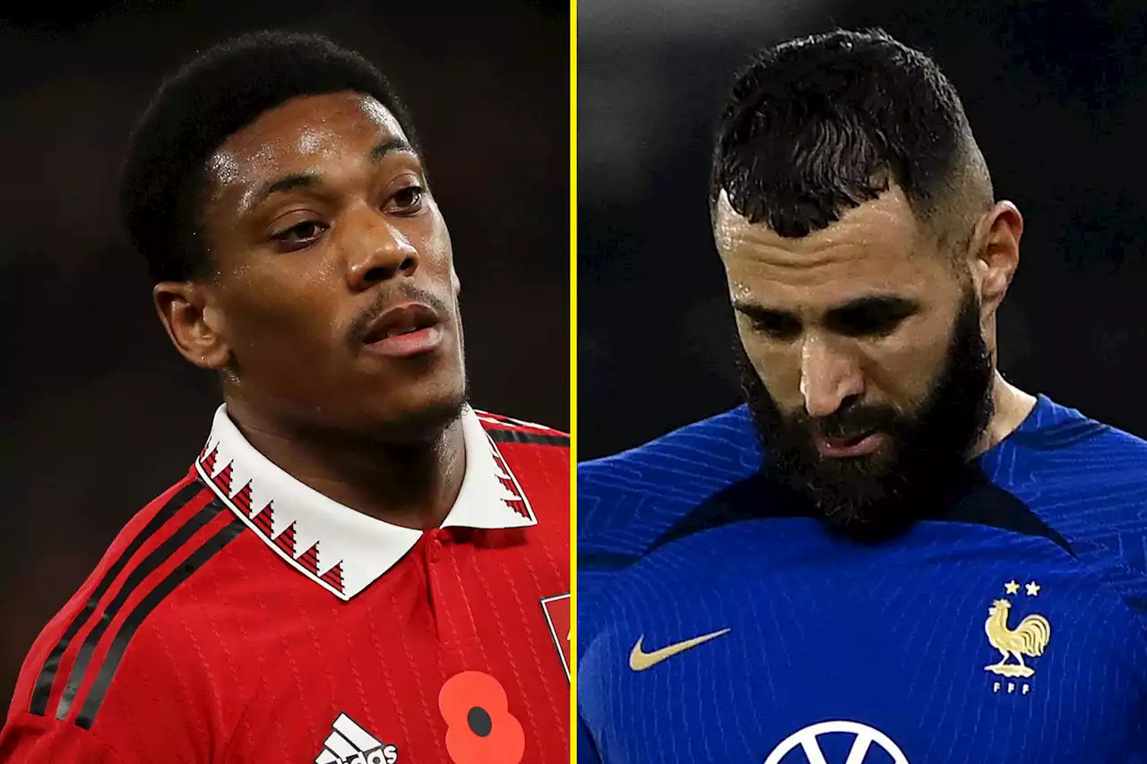 Martial misses out on late World Cup spot as France boss opts not to replace Benzema