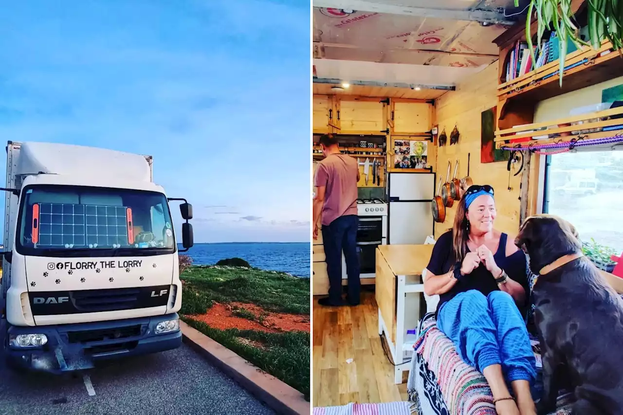 We save thousands on bills by living in a lorry - we get to travel the world