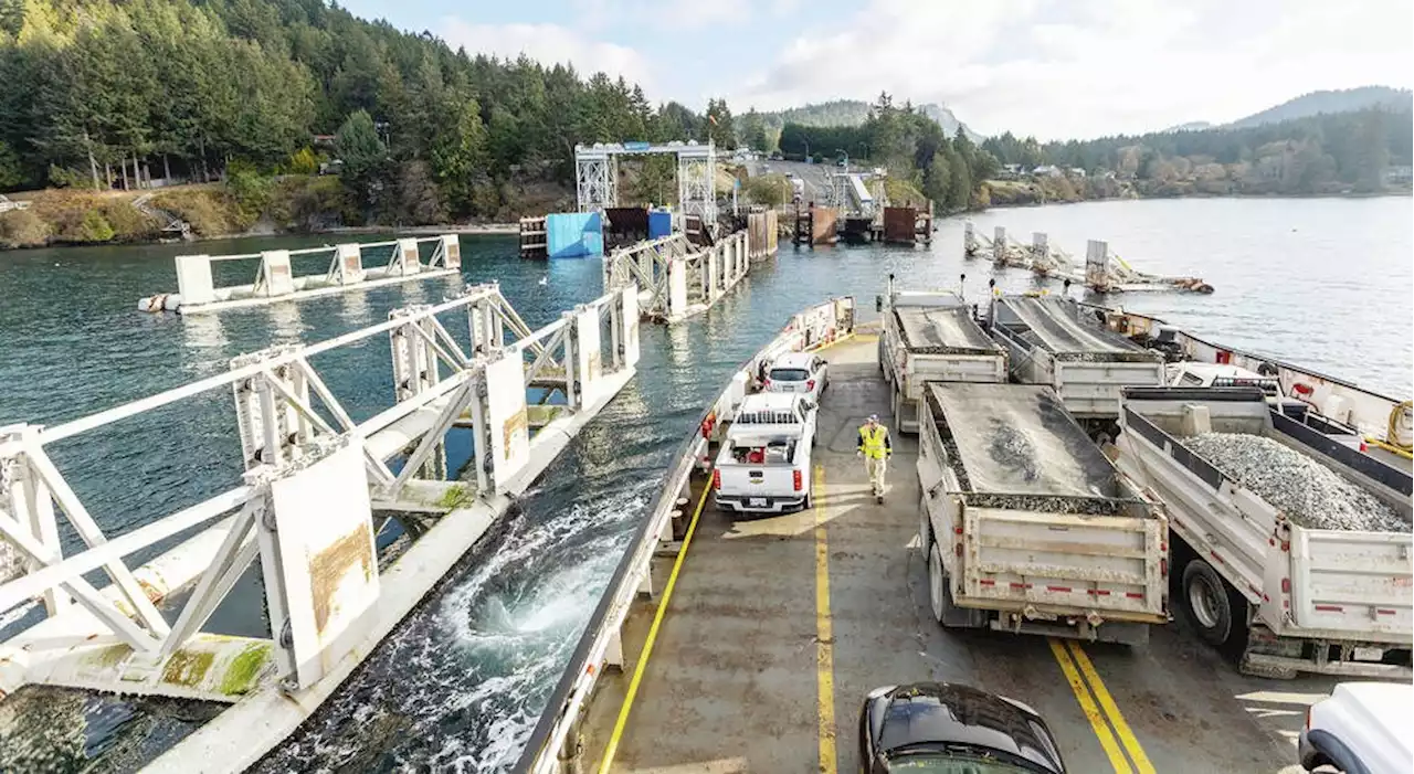 Heavy construction loads adding weight to B.C. Ferries trips to Gulf Islands